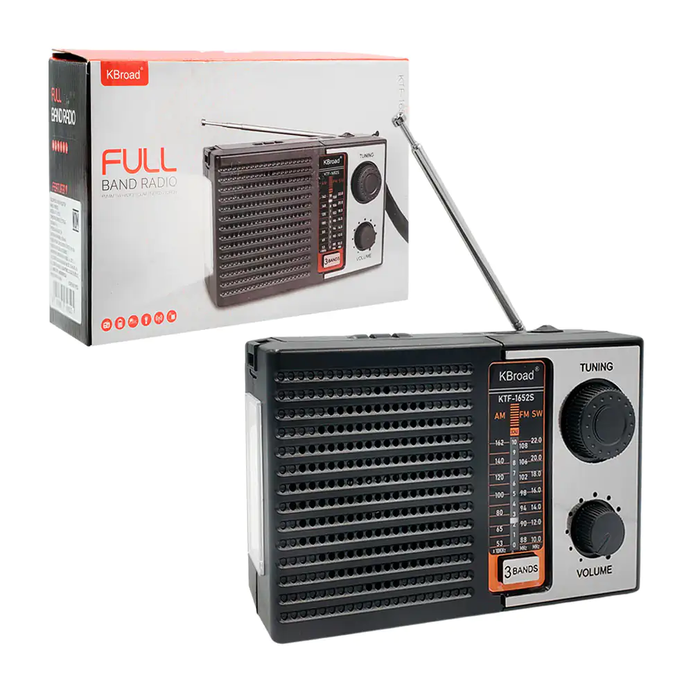 Radio solar Portatil KTF-1652S bluetooth multibanda