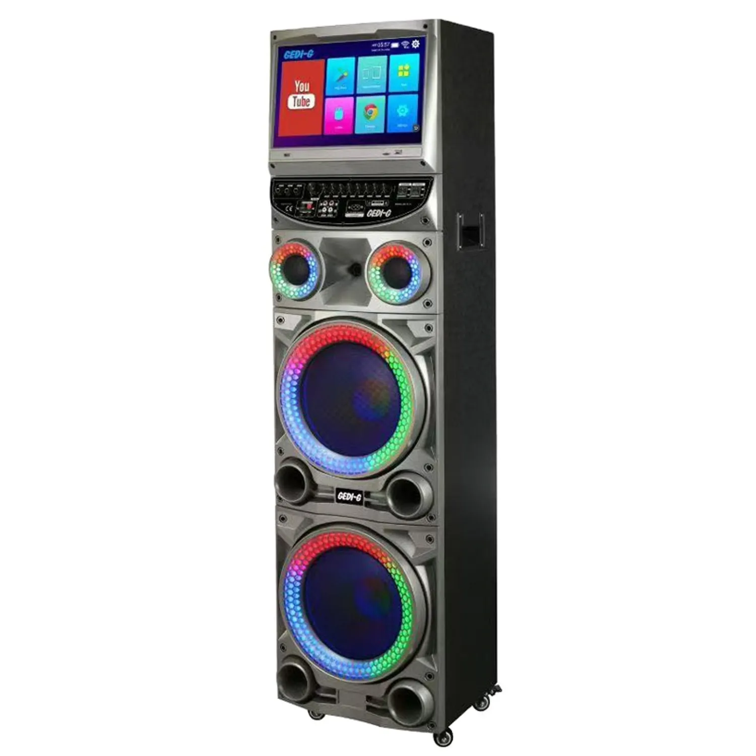 Cabina de sonido GEDI-G GD-1415 120W doble 12 pulgadas para karaoke
