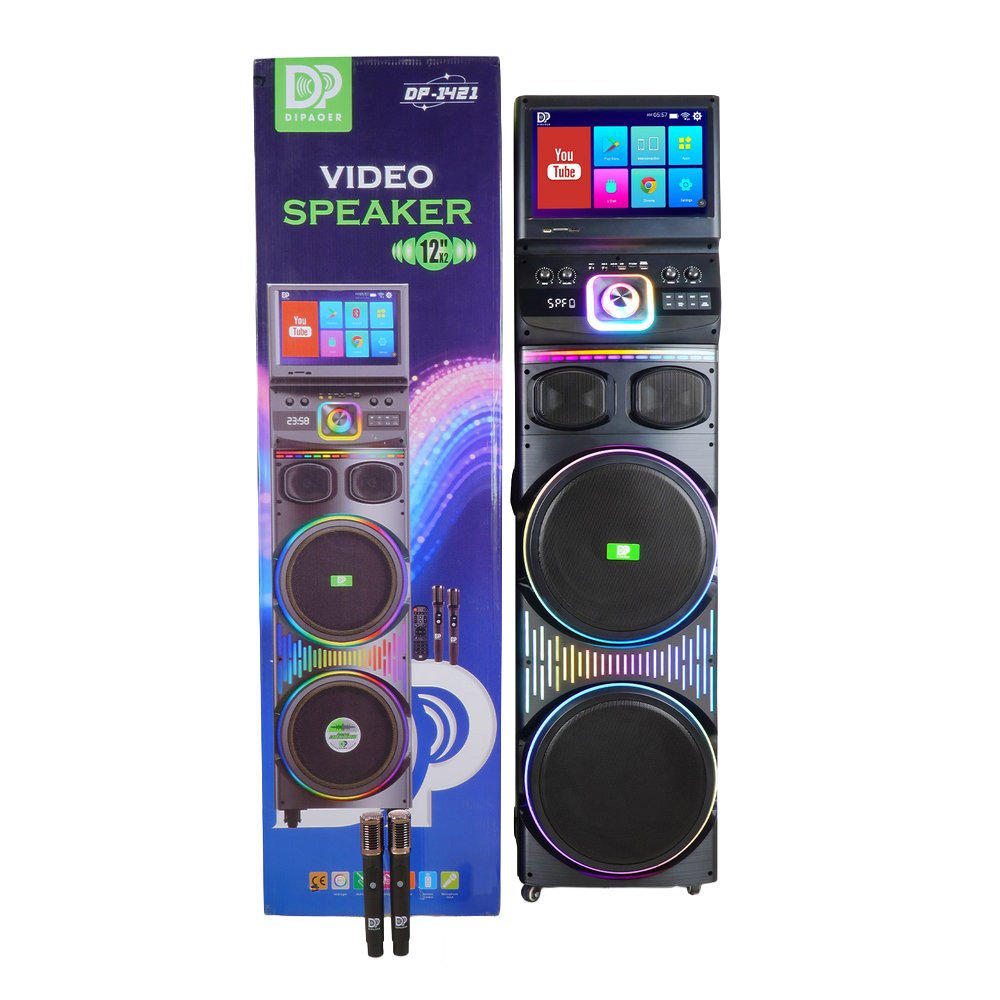 Cabina de sonido Dipaoer Axiom DP-1421 de 120W con pantalla de 15,4 pulgadas