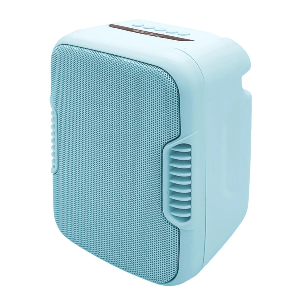 Mini parlante Bluetooth FX MS-3607BT rectangular recargable con luces RGB, USB, microSD y entrada AUX