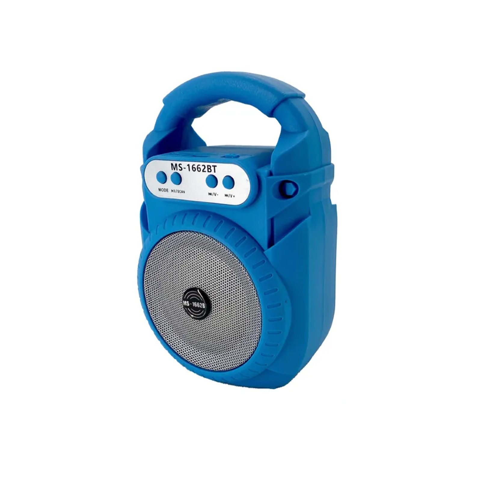 Parlante portátil Bluetooth rojo con USB, AUX y radio FM