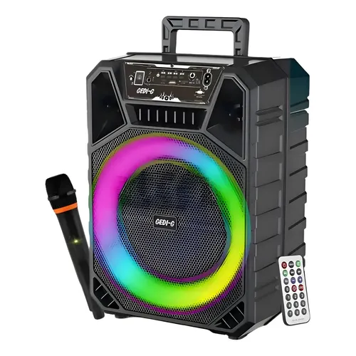 Parlante Bocina Sonido Modelo Gd-1210 Micrófono