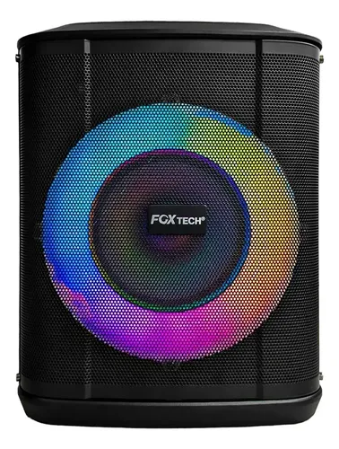 Parlante Bluetooth 6.5 Fox Tech Fx-306bt Luces Led + Mic