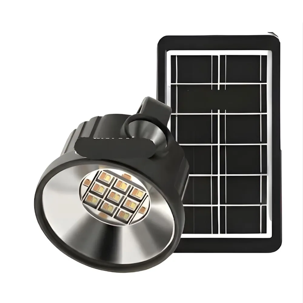Lámpara solar LED CL056 con sensor de movimiento, luz blanca fría y protección IP65 para exteriores